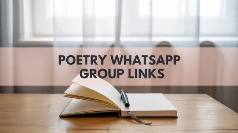 Poetry WhatsApp Group Links