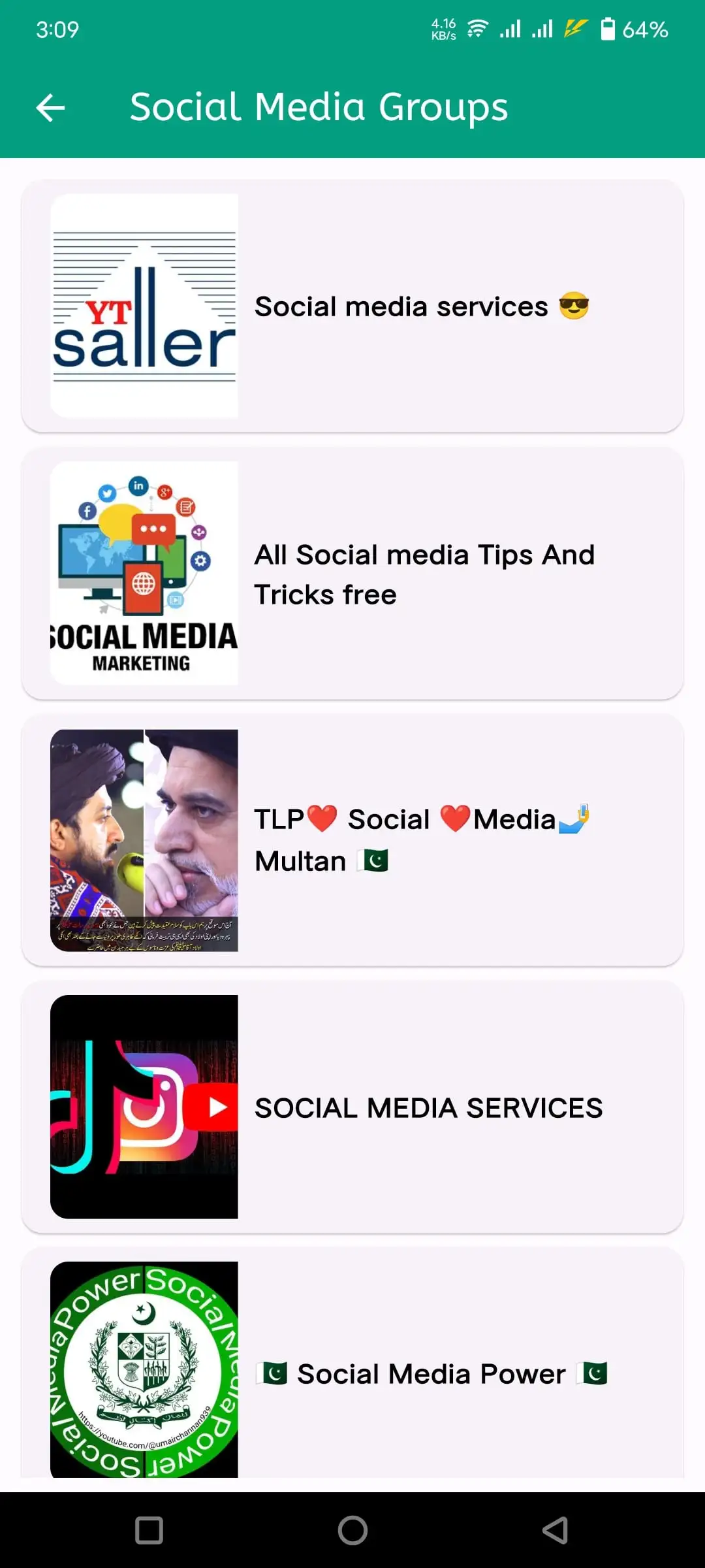 Social Media Whatsapp Groups