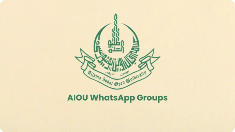 AIOU WhatsApp Group Links