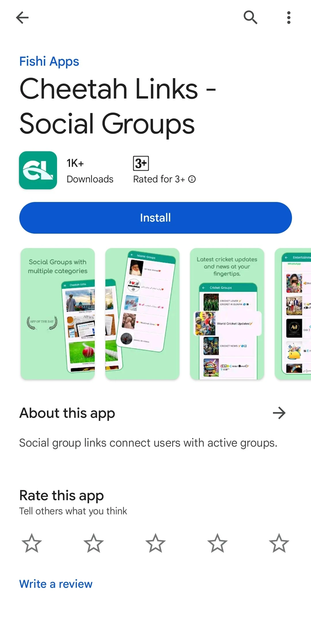 Cheetah Links Android App