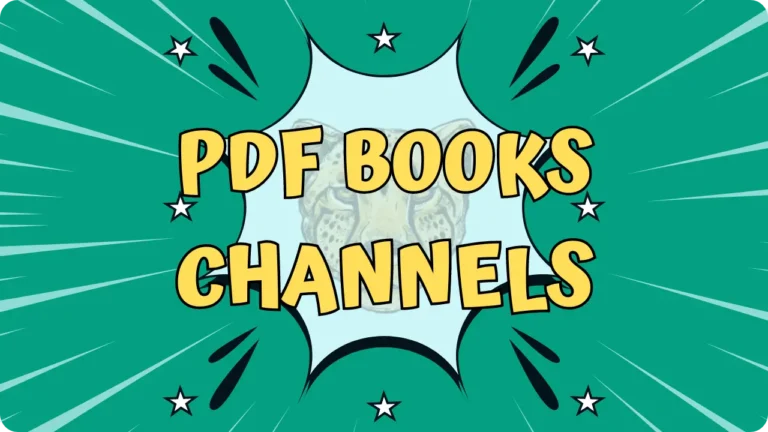 PDF Books WhatsApp Channel Links